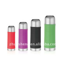 vacuum flask with leather coat